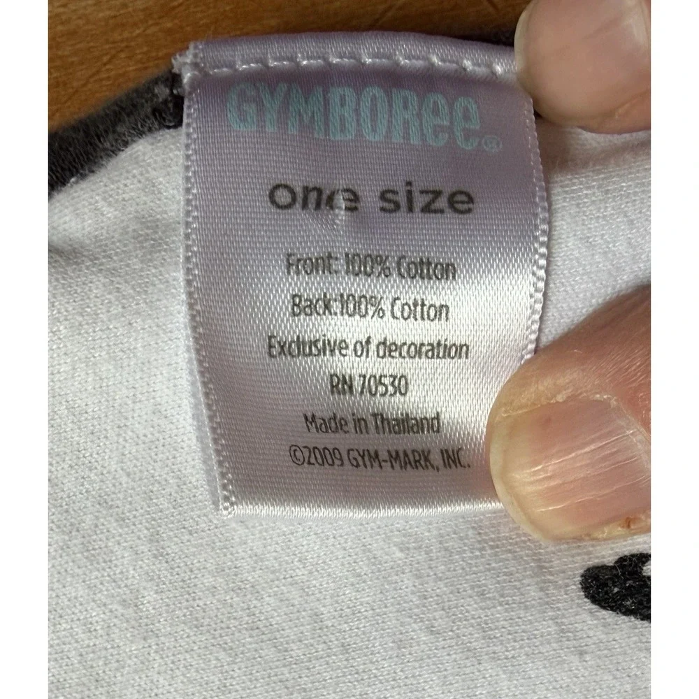 Gymboree Panda Bear Red Gray Baby Blanket Reversible 2009 Unisex Retired Rare
